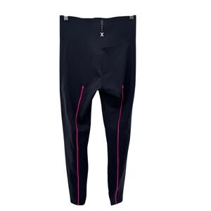 Savage X Fenty‎ Hotline High-Waist Legging Black Pink Stitch Activewear Medium
